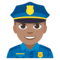 Police Officer - Medium emoji on Emojione